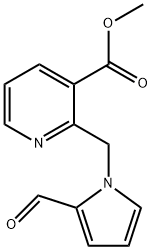 METHYL 2-((2-FORMYL-1H-PYRROL-1-YL)METHYL)NICOTINATE 结构式