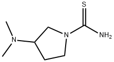 1-Pyrrolidinecarbothioamide,  3-(dimethylamino)- 结构式