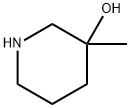 3-甲基哌啶-3-醇盐酸盐 结构式