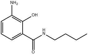 3-氨基-正丁基-2-羟基苯甲酰胺 结构式