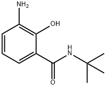 3-氨基-N-(叔丁基)-2-羟基苯甲酰胺 结构式