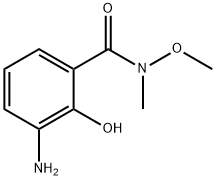 3-氨基-2-羟基-N-甲基-N-甲基苯甲酰胺 结构式