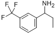 1-[3-(三氟甲基)苯基]丙胺 结构式