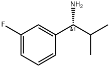 (1R)-1-(3-氟苯)-2-甲基丙氨 结构式