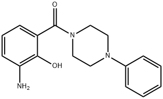 (3-aMino-2-hydroxyphenyl)(4-phenylpiperazin-1-yl)Methanone 结构式