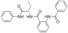 Benzamide, 2-(benzoylamino)-N-[(1S)-1-[(phenylamino)carbonyl]propyl]- (9CI) 结构式