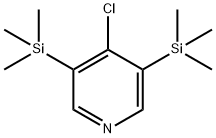 Pyridine, 4-chloro-3,5-bis(trimethylsilyl)- (9CI) 结构式