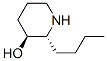 3-Piperidinol, 2-butyl-, (2R,3S)- (9CI) 结构式