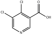3,4-二氯-5-吡啶羧酸 结构式