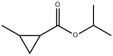 Cyclopropanecarboxylic acid, 2-methyl-, 1-methylethyl ester (9CI) 结构式