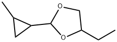 1,3-Dioxolane,  4-ethyl-2-(2-methylcyclopropyl)- 结构式