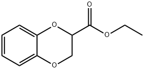 2,3-二氢-1,4-苯并二噁烷-2-羧酸乙酯 结构式
