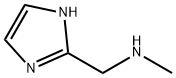 N-(1H-咪唑基-2-基甲基)-N-甲胺 结构式