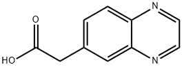 喹喔啉-6-乙酸 结构式