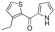 Methanone, (3-ethyl-2-thienyl)-1H-pyrrol-2-yl- (9CI) 结构式