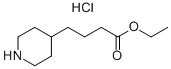 ETHYL 4-PIPERIDINEBUTYRATE HCL 结构式