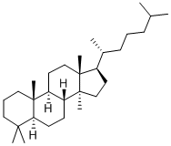 羊毛甾烷 结构式