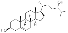 (3Β,24S) - 胆甾-5 - 烯-3,24-二醇 结构式