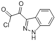 1H-Indazole-3-acetyl chloride, alpha-oxo- (9CI) 结构式