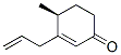 2-Cyclohexen-1-one, 4-methyl-3-(2-propenyl)-, (4S)- (9CI) 结构式