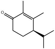 2-Cyclohexen-1-one,2,3-dimethyl-4-(1-methylethyl)-,(4R)-(9CI) 结构式