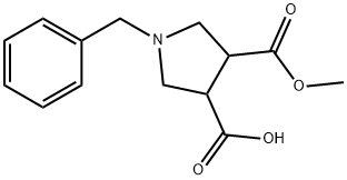 1-Benzyl-4-(methoxycarbonyl)pyrrolidine-3-carboxylicacid