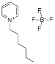 1-己基四氟硼酸吡啶鎓 结构式