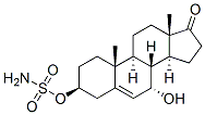 Androst-5-en-17-one, 3-[(aminosulfonyl)oxy]-7-hydroxy-, (3beta,7alpha)- (9CI) 结构式