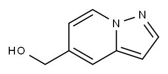 吡唑并[1,5-A]吡啶-5-基甲醇 结构式