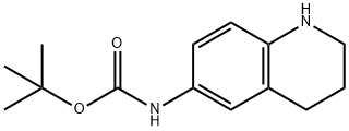 (1,2,3,4-四氢喹啉-6-基)氨基甲酸叔丁酯 结构式