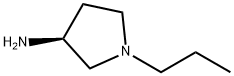 3-Pyrrolidinamine,1-propyl-,(3S)- 结构式