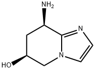 Imidazo[1,2-a]pyridin-6-ol, 8-amino-5,6,7,8-tetrahydro-, (6S,8R)- (9CI) 结构式