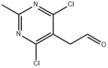 2-(4,6-二氯-2-甲基嘧啶-5-基)乙醛 结构式