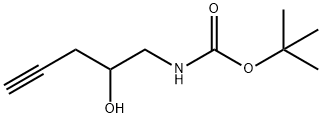 Carbamic acid, (2-hydroxy-4-pentynyl)-, 1,1-dimethylethyl ester (9CI) 结构式