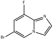 6-溴-8-氟咪唑并[1,2-A]吡啶 结构式