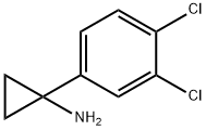 1-(3,4-二氯苯基)-环丙胺 结构式
