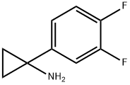 1-(3,4-二氟苯基)-环丙胺 结构式