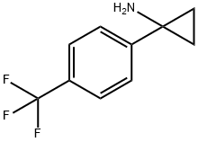 1-(4-三氟甲基苯基)环丙胺 结构式