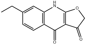 Furo[2,3-b]quinoline-3,4(2H,9H)-dione, 7-ethyl- (9CI) 结构式