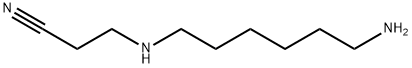 N-(β-Cyanoethyl)hexamethylenediamine 结构式