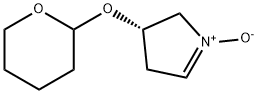 2H-Pyrrole,3,4-dihydro-3-[(tetrahydro-2H-pyran-2-yl)oxy]-,1-oxide,(3S)-(9CI) 结构式