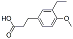 Benzenepropanoic acid, 3-ethyl-4-methoxy- (9CI) 结构式