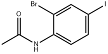 N-(2-溴-4-碘苯)乙酰胺 结构式