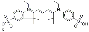 Cyanine 3 Bisethyl Dye PotassiuM Salt 结构式