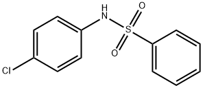 N-(4-氯苯基)苯磺酰胺 结构式