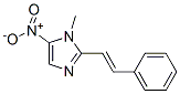 1-methyl-5-nitro-2-(2-phenylethenyl)imidazole 结构式