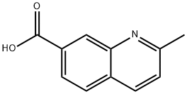 7-Quinolinecarboxylicacid,2-methyl-(9CI) 结构式