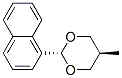 1,3-Dioxane,5-methyl-2-(1-naphthalenyl)-,trans-(9CI) 结构式