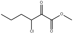 Hexanoic  acid,  3-chloro-2-oxo-,  methyl  ester 结构式
