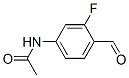 N-(3-氟-4-甲酰基苯基)乙酰胺 结构式